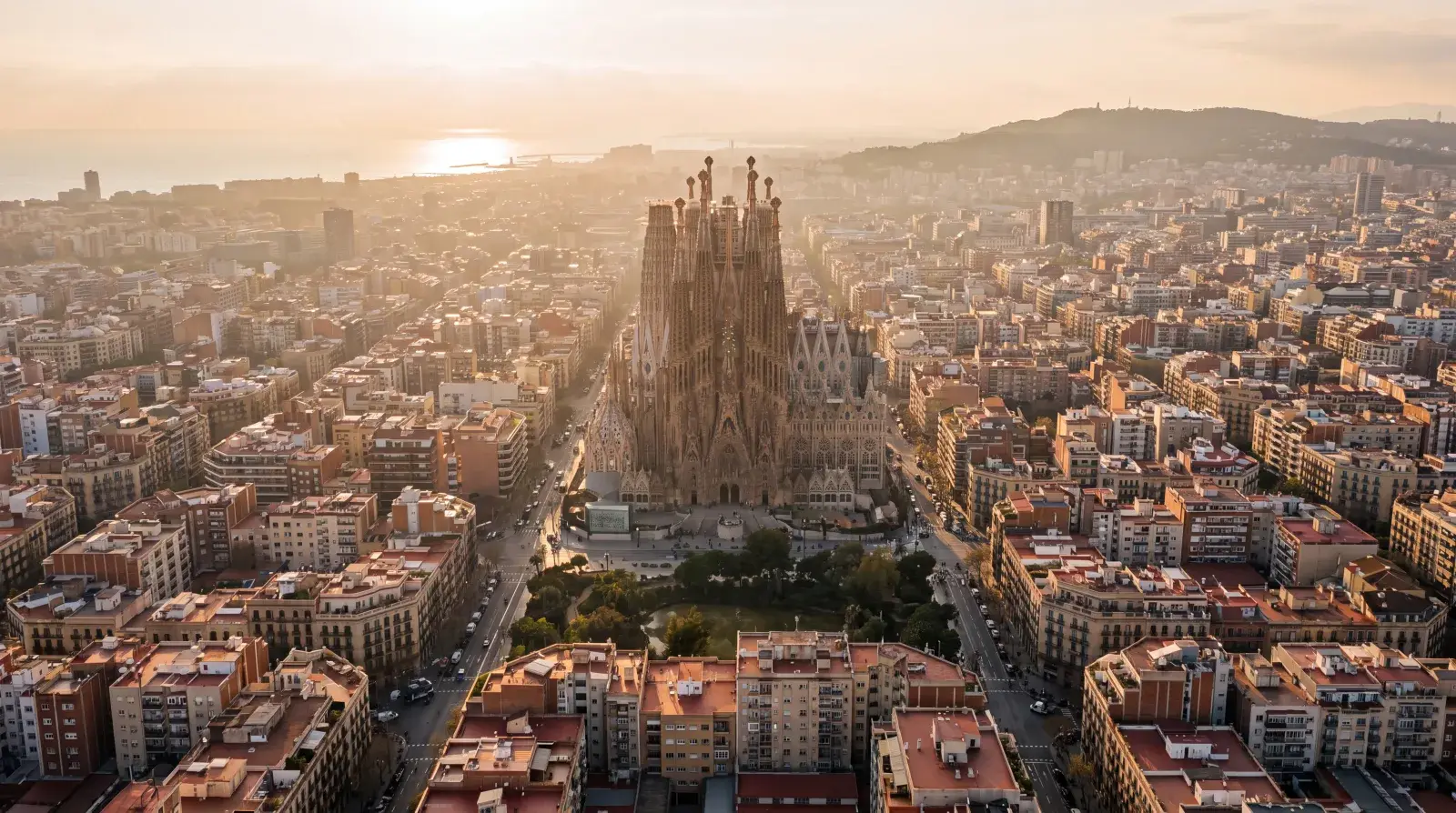 Vista de Barcelona, España