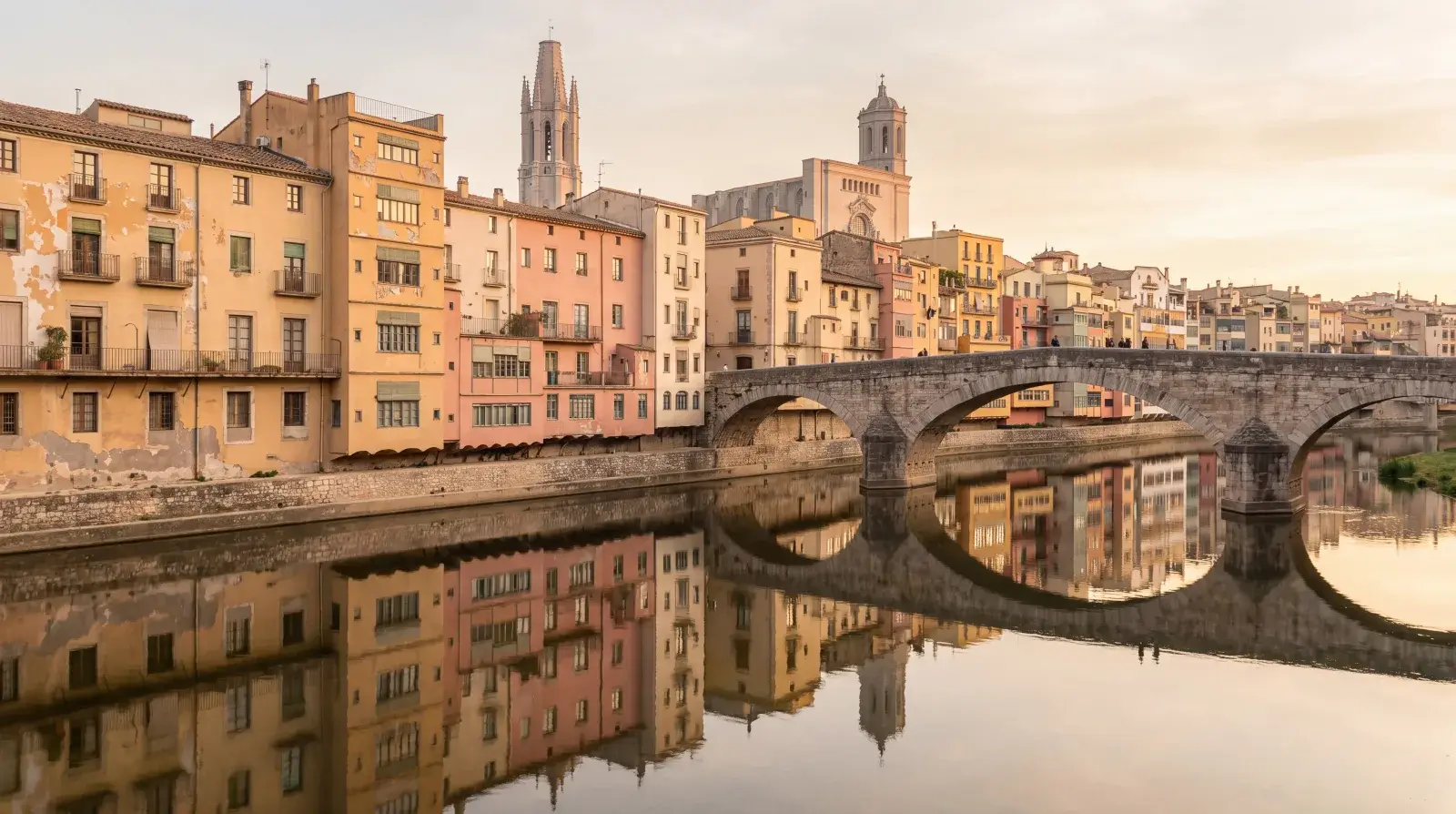 Vista de Girona, España