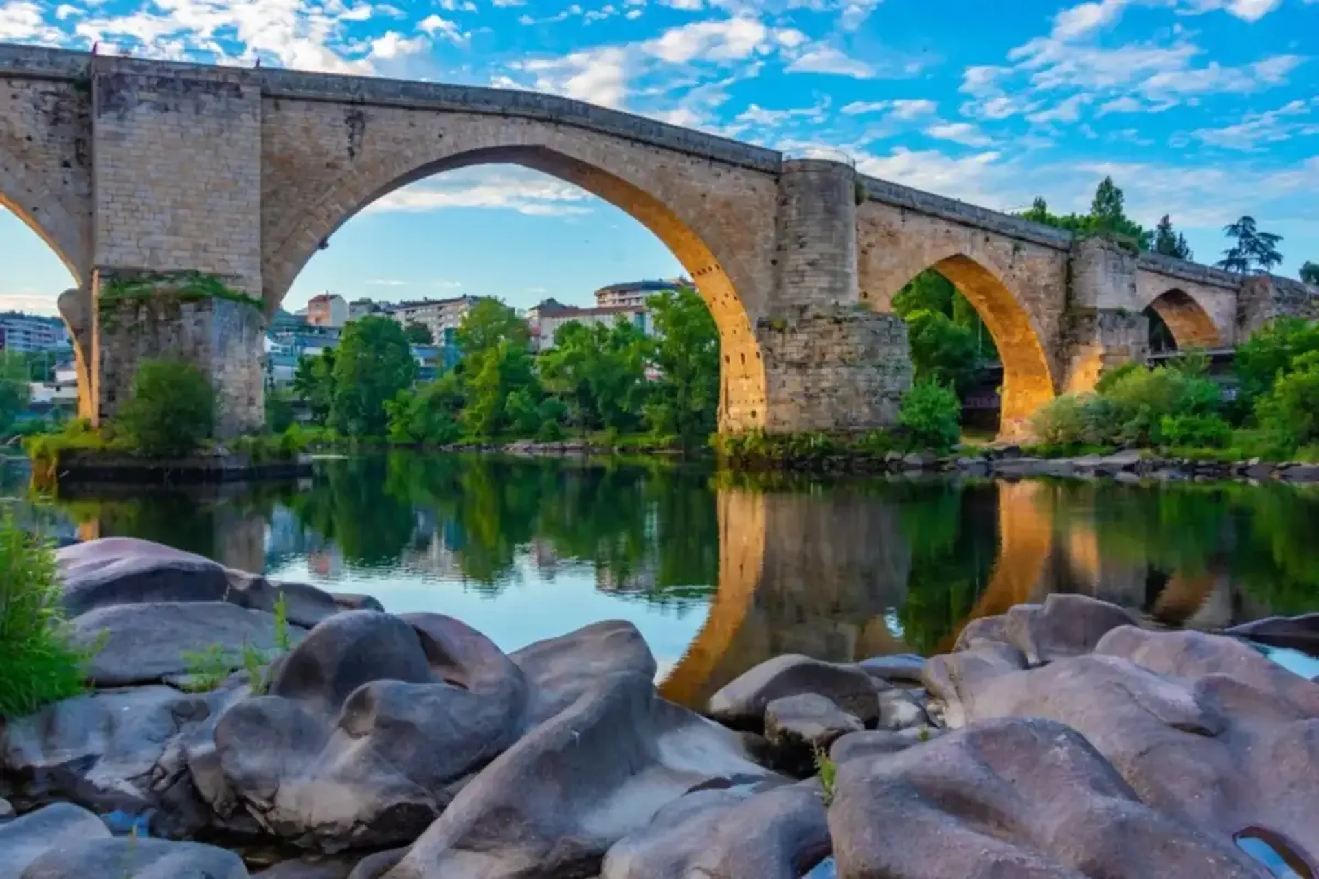 Vista de Ourense, España