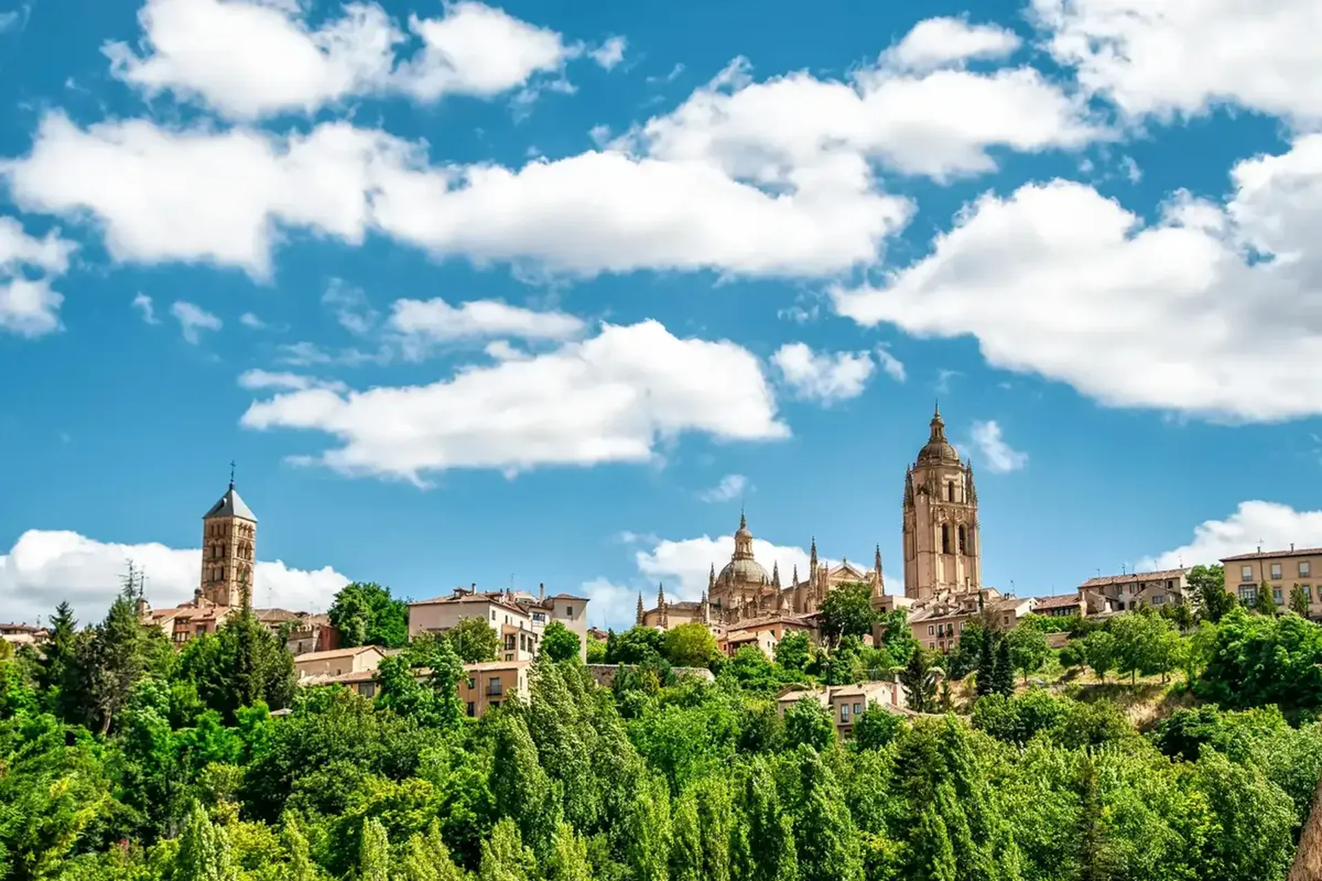 Vista de Segovia, España
